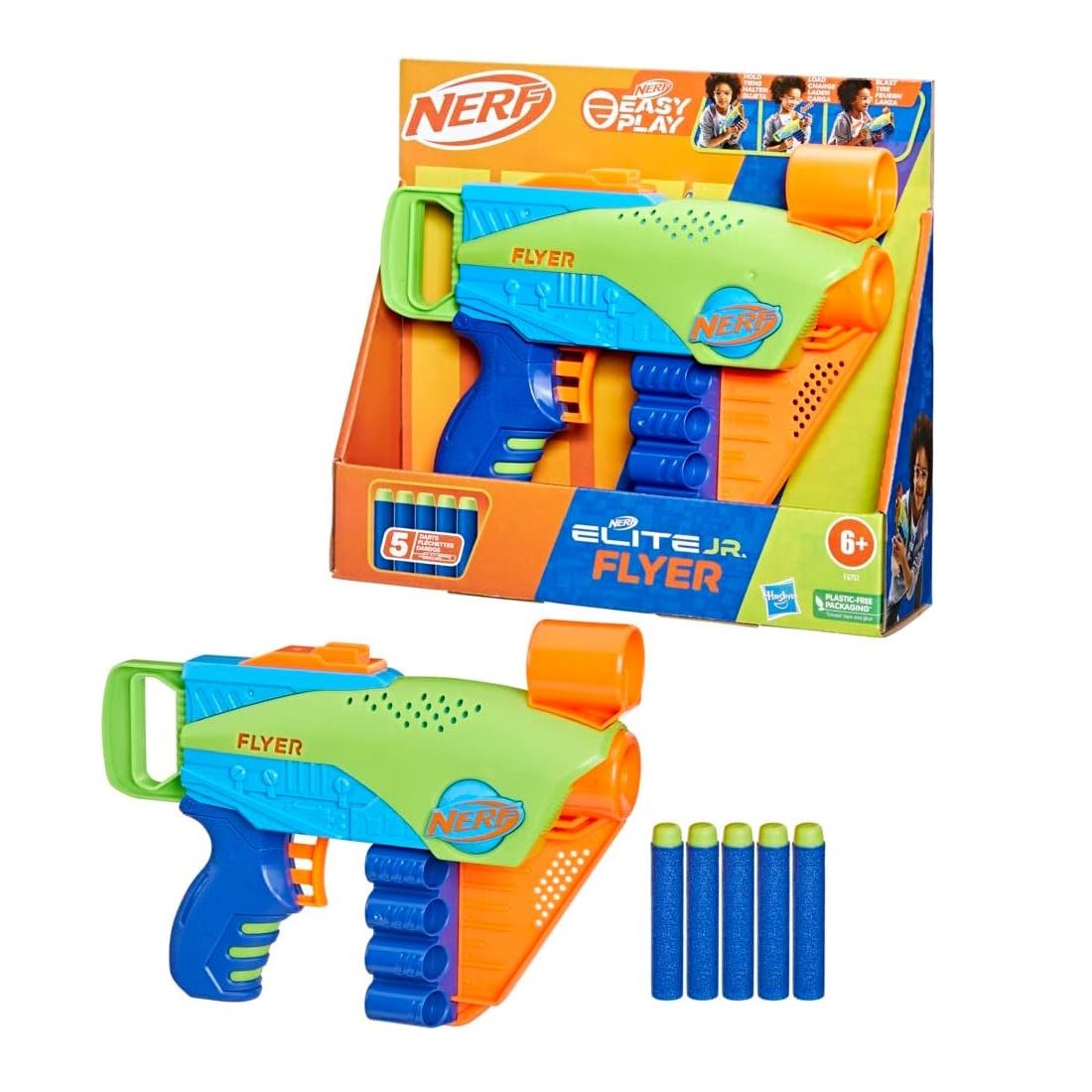 LANZADOR NERF ELITE JUNIOR FLYER